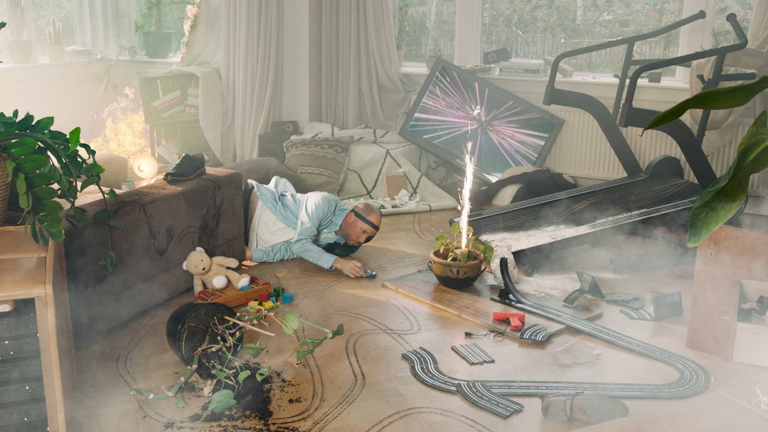 Škoda shot a car advert from home, using toy cars