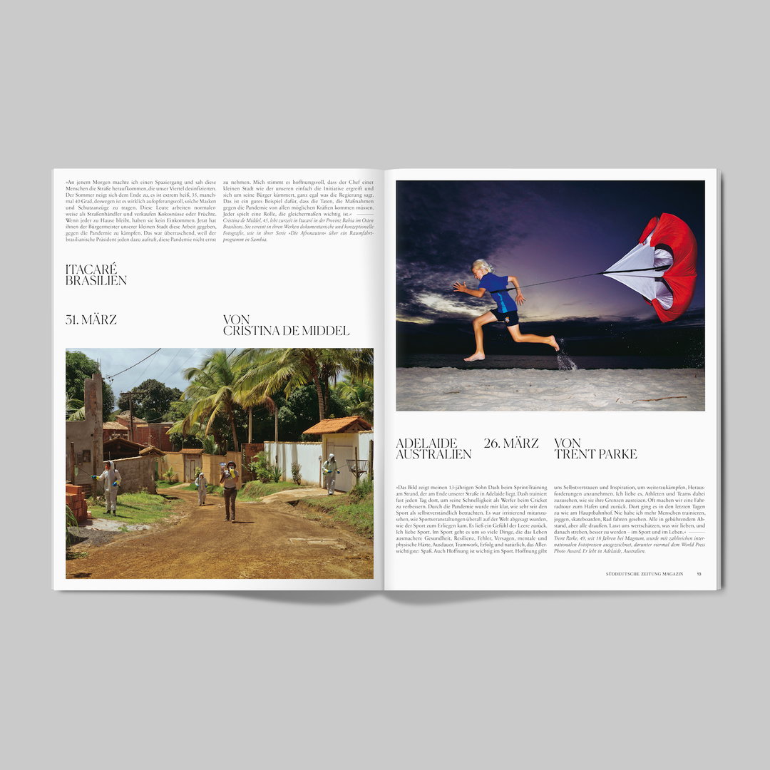Süddeutsche Zeitung Magazin assembles a crack team of Magnum photographers to spread a message of hope