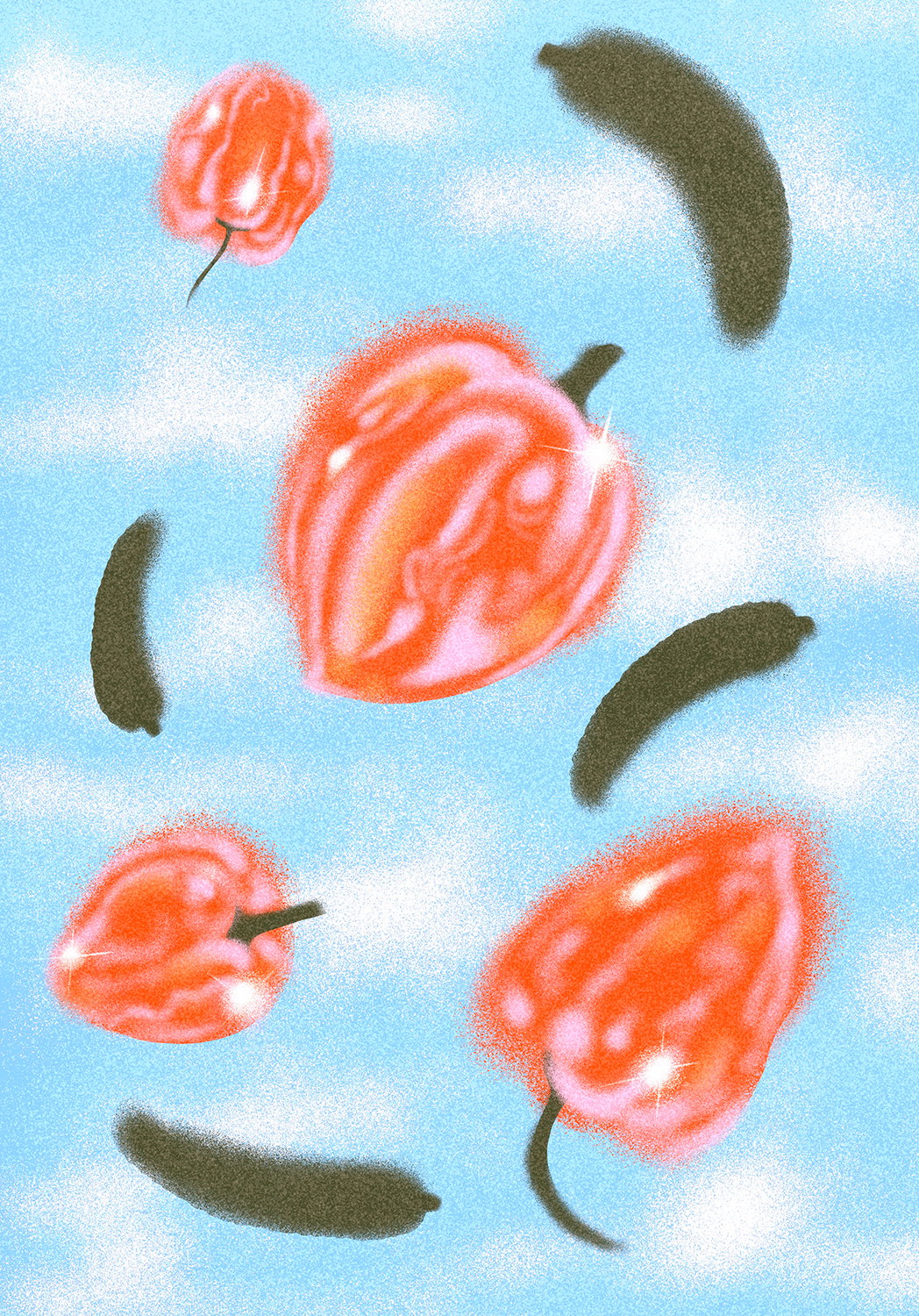 Sandy Christ crafts fuzzy, out-of-focus illustrations that make you embrace ambiguity