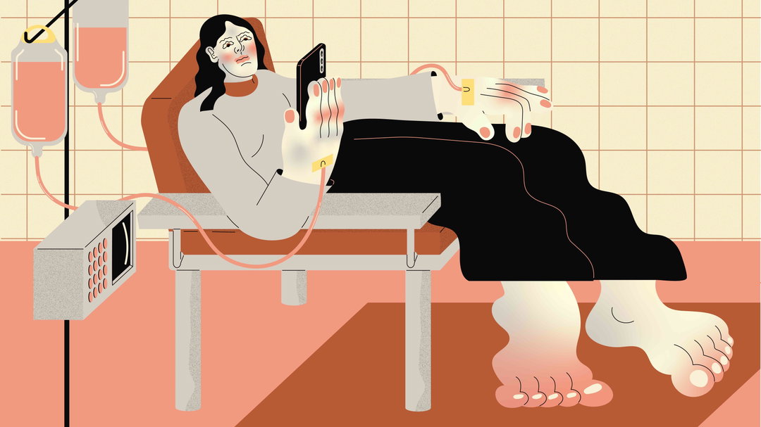 Sarah Cliff_illustration_itsnicethat_Vice - article about Ketamin advertised as a treatment for mental health issues.jpg
