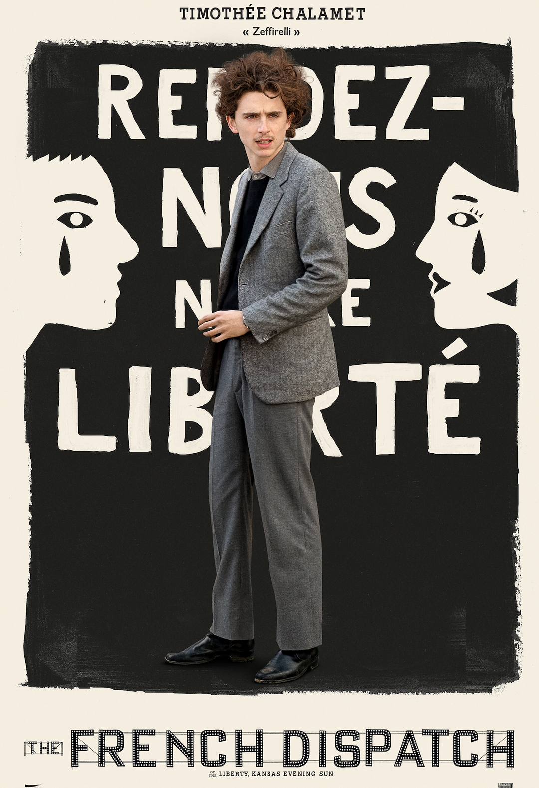 12 new posters for The French Dispatch feature each of its characters within the wonderful world of print journalism