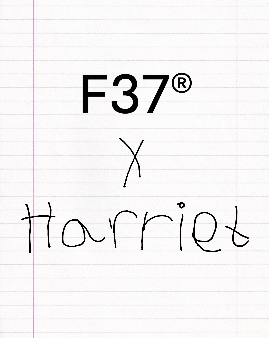Harriet Richardson and F37 build a typeface made from three ages of the artist’s diary confessionals
