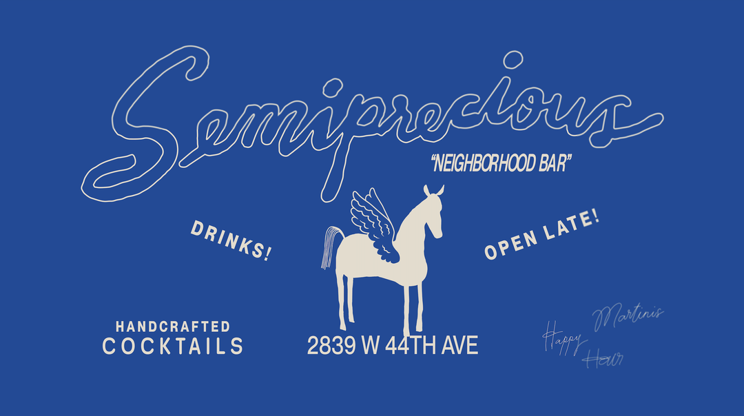 Inside the visual world of Semiprecious, the bar co-owned by a design studio