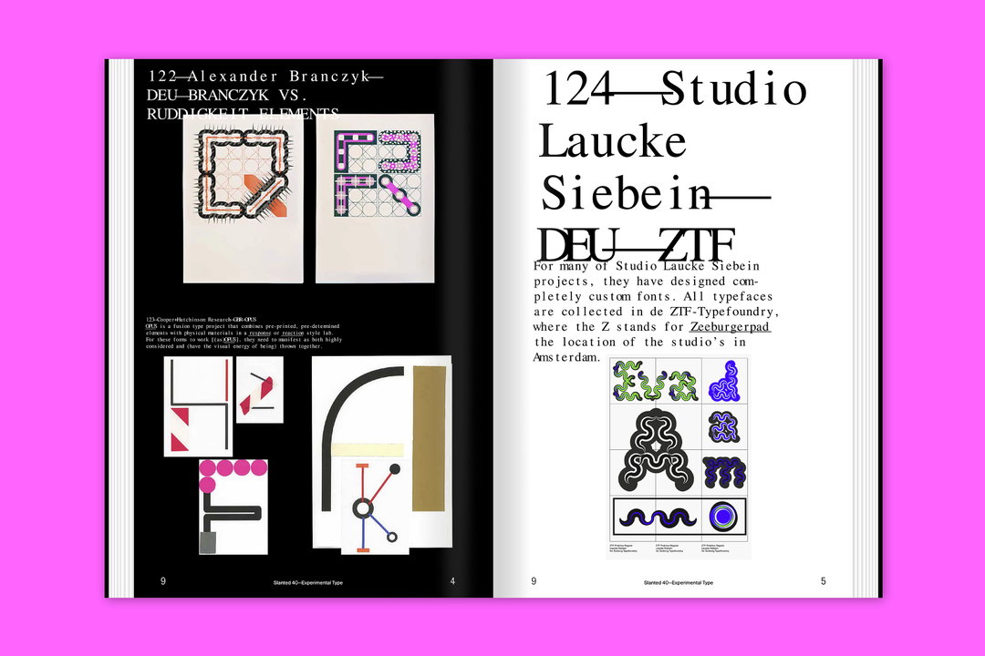 In its latest magazine, Slanted Publishers compiles a collection of the most form-pushing typography work