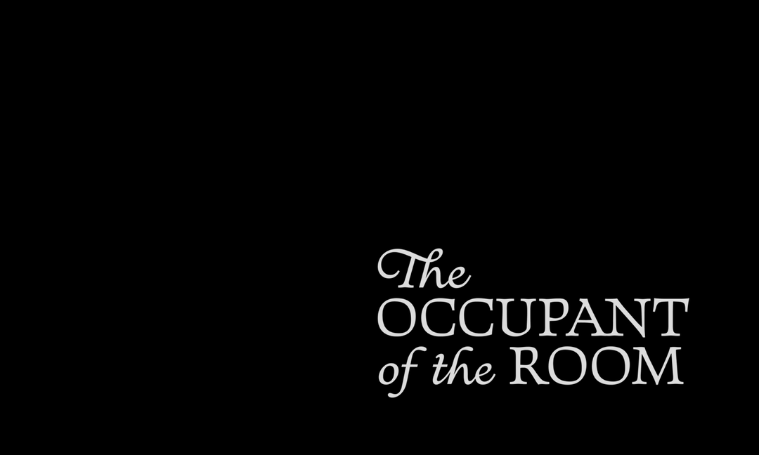 benjamin tuttle the occupant of the room title design
