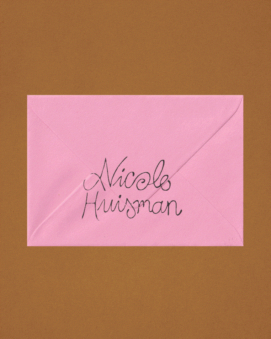 The Phoney Club - Nicole Huisman visual identity - stationary (Copyright ©The Phoney Club, 2025).gif