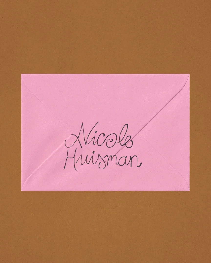 The Phoney Club - Nicole Huisman visual identity - stationary (Copyright ©The Phoney Club, 2025).gif