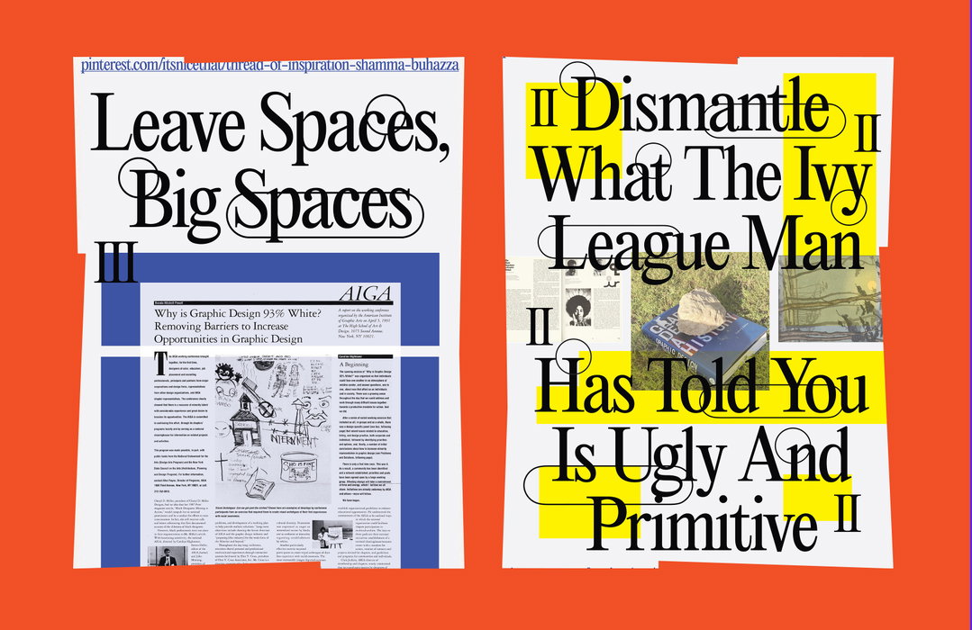 Shamma Buhazza transforms Pinterest into a resource to decolonise design
