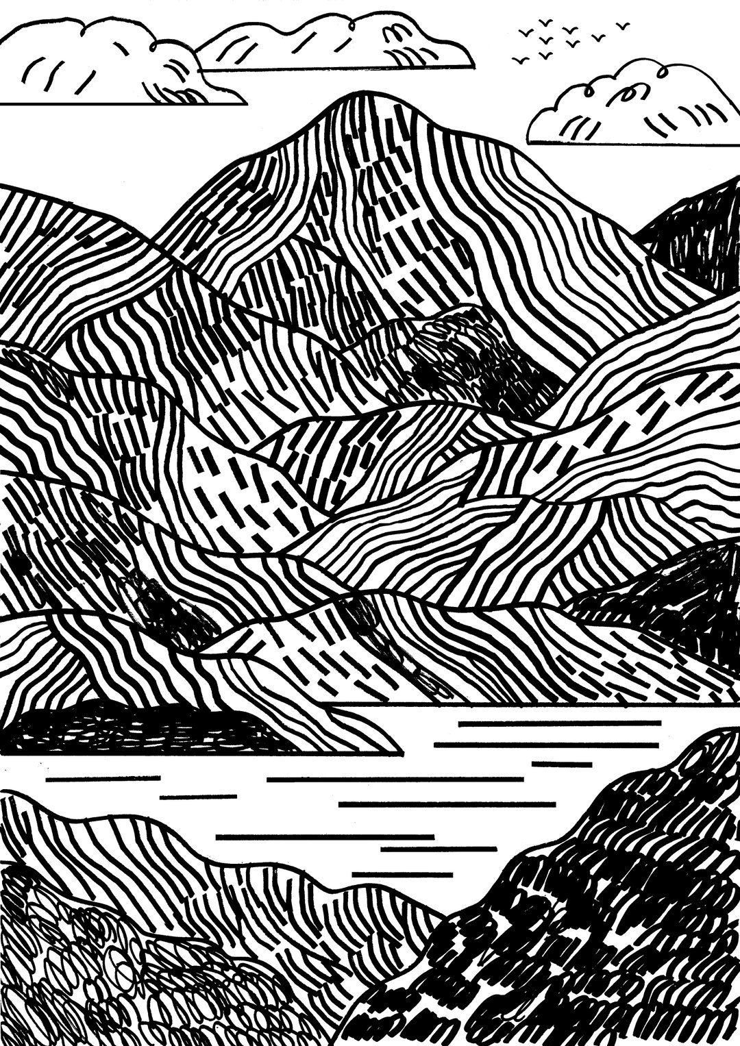 MarcusOakley-UllswaterView-Illustration-itsnicethat-16