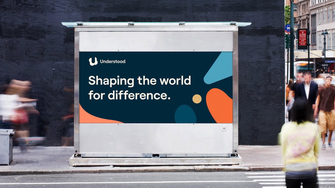 wolff-olins-Understood-rebrand-graphic-design-itsnicethat Bus Shelter.jpeg