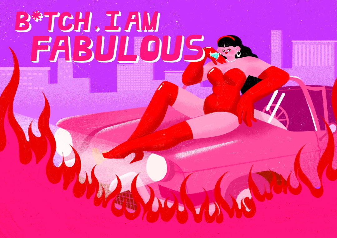 Vivienne Shao,Bitch I am fabulous(Copyright ∏ Vivienne Ziwei Shao, 2021).JPG