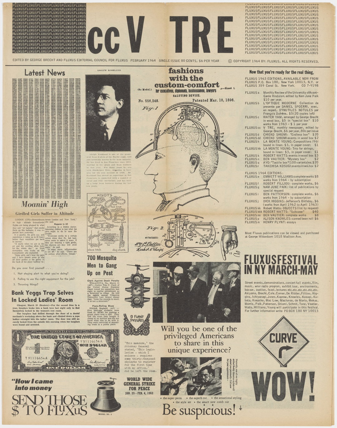 Fluxus cc V TRE Fluxus, Fluxus Newspaper no. 2, George Maciunas