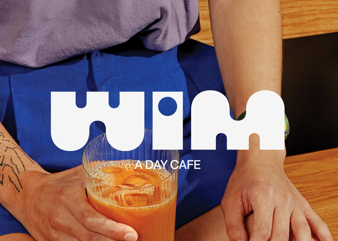 Hanna Karraby and James Paris’ identity for Wim is a refreshing typographic take on cafe branding