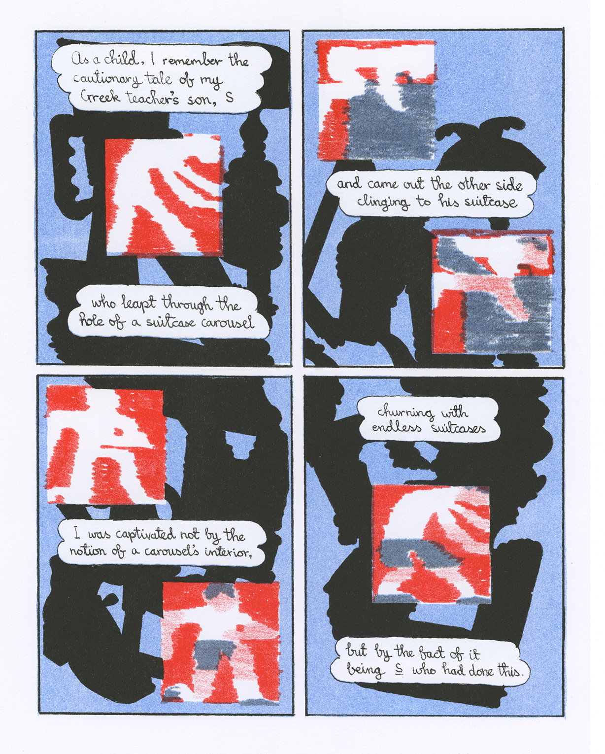 Página do quadrinho The Suitcase, de William Goldsmith