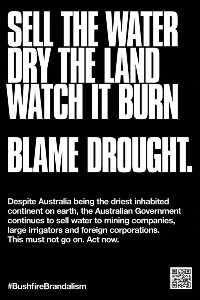 Wordplay-Studio-Blame-Drought-_bushfire brandalism poster art itsnicethat.jpg