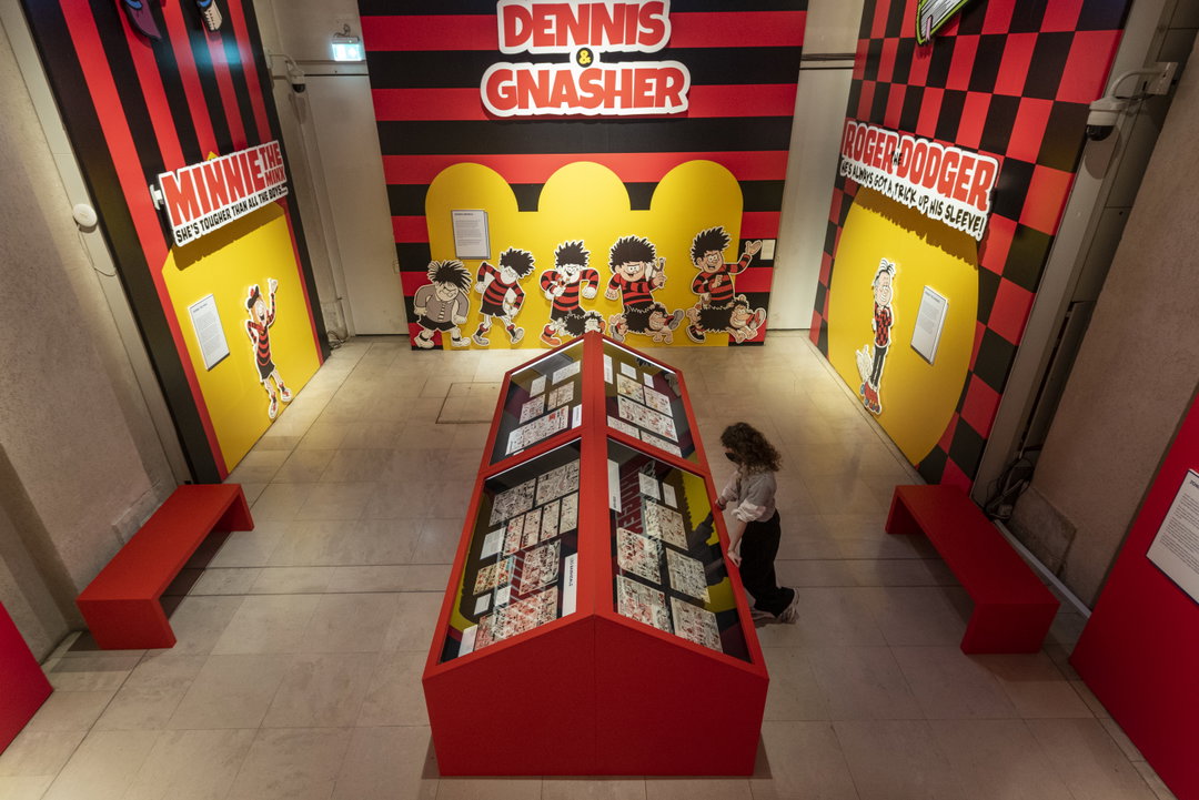 Works of display as part of Beano The Art of Breaking the Rules at Somerset House, London (c) Stephen Chung for Somerset House.JPG