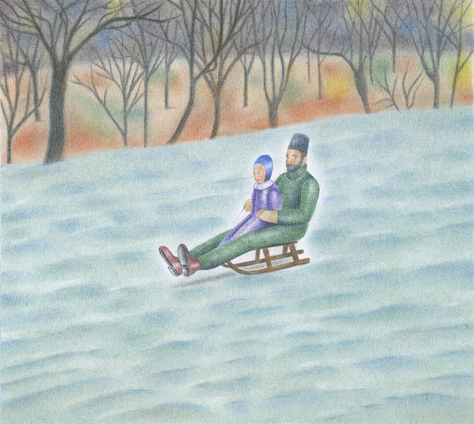 © Ophélie Paris - Fortepan series -Winter in Hungary in 1970, 2021.png