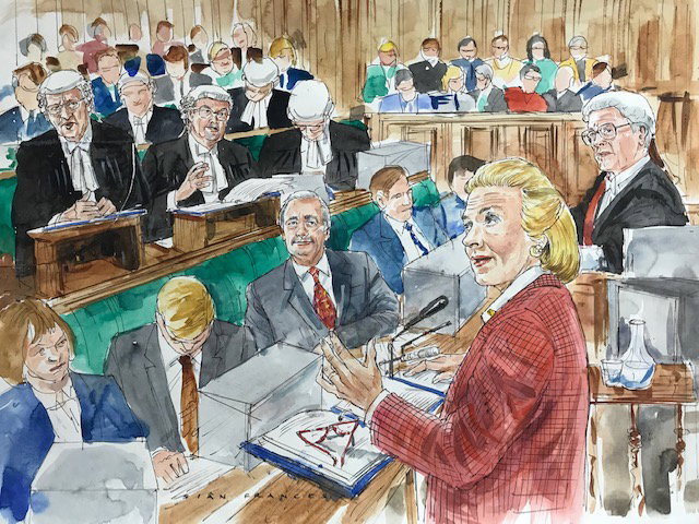 Its Nice That courtroom illustration © Siân Frances_Christine and Neil Hamilton_The Times_Dec1999.JPG