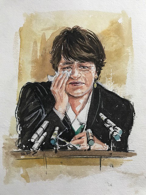 © Siân Frances_Rose West_The Times_TV News_Oct1995_courtroom illustration_itsnicethat.jpg