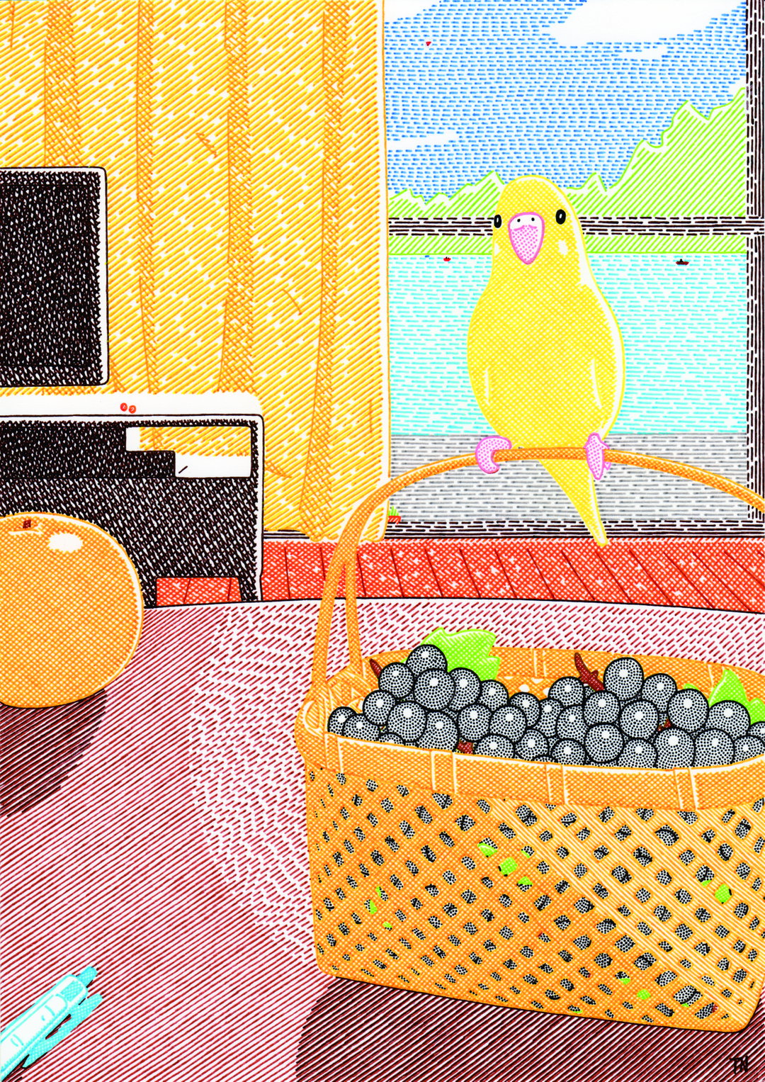 a parakeet and....jpg