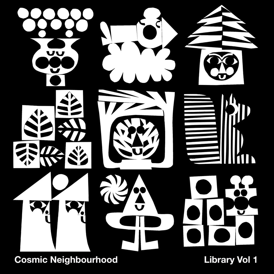 adam higton illustration itsnicethatLibrary Vol 1 Front Cover 2.jpg