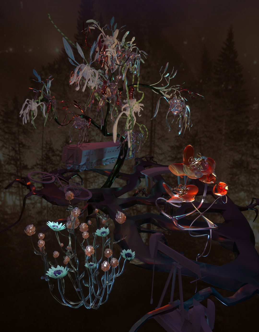 Alice Yuan Zhang’s digital creations examine “consumption, relational politics and ancestral memories”