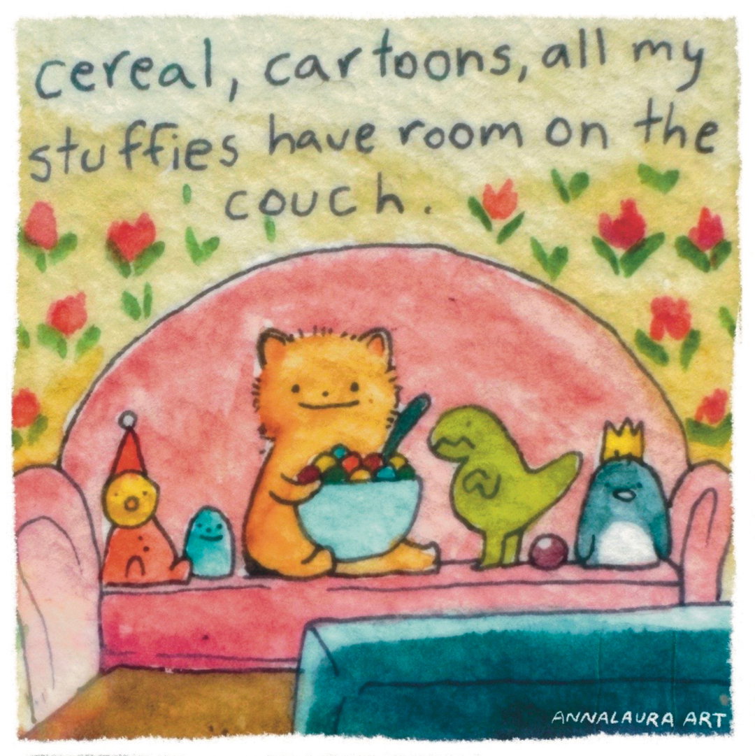 I’m not crying, you are! Anna-Laura Sullivan’s adorable watercolour comics bring the joy