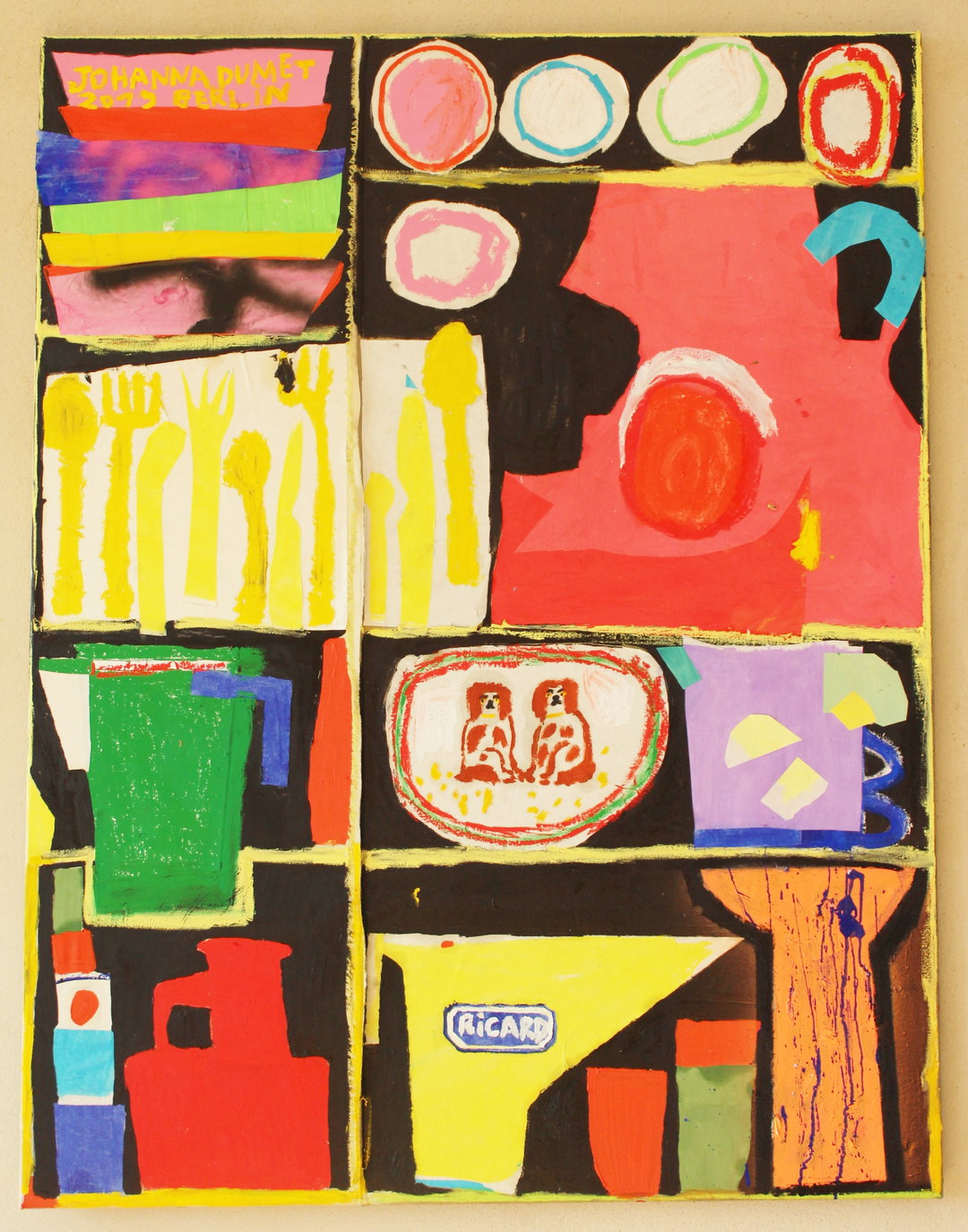 Johanna Dumet embraces an open approach to colour and material within her work