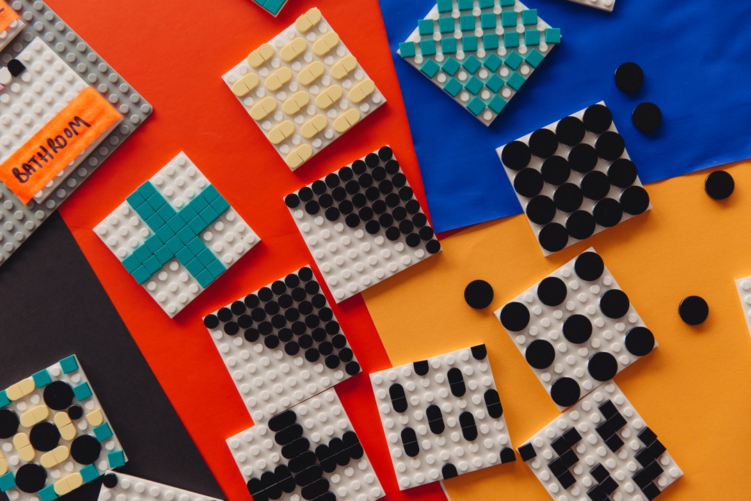 Lego launches Dots 2D pattern design range with eye-popping Camille Walala installation