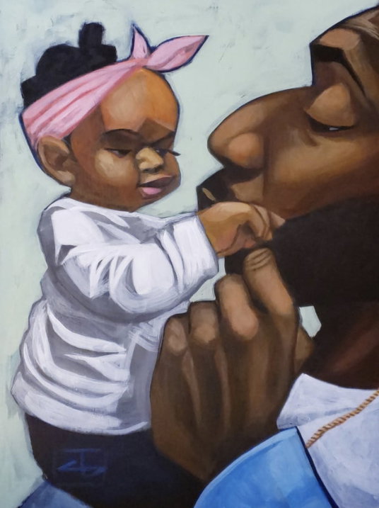 cbabi bayoc painting art itsnicethat_Daddy's Girl -2020.jpg