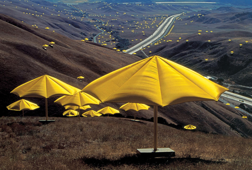 christo and jeanne claude the umbrellas japan usa_photo wolfgang volz_1991 christo_art itsnicethat.jpg