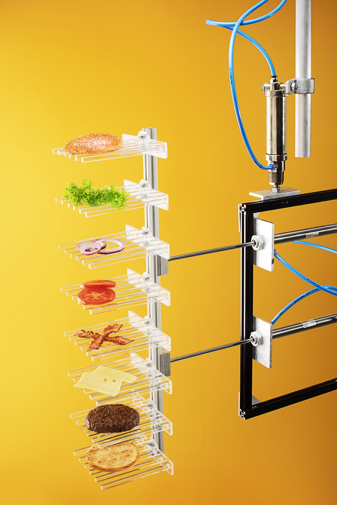 How to film a burger falling “per-fect-ly” into a model’s hand: Chuck Studios explains all