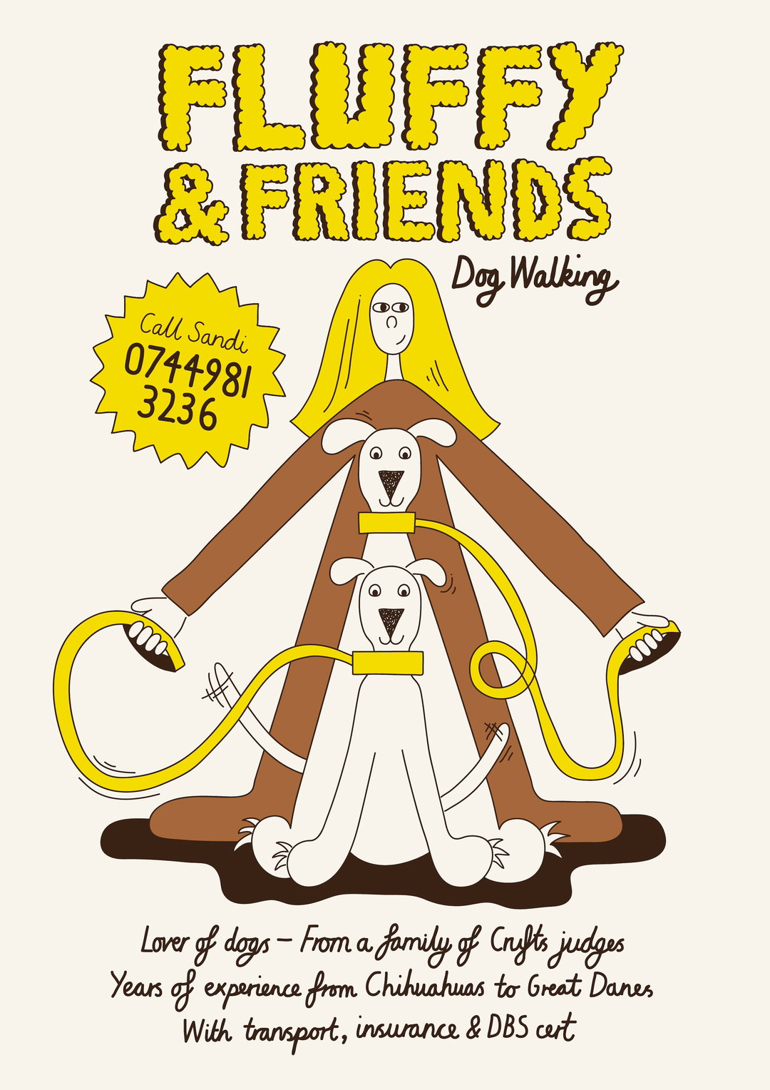 Your friendly neighbourhood artist Lawrence Slater wants to redesign your business flyer – free of charge
