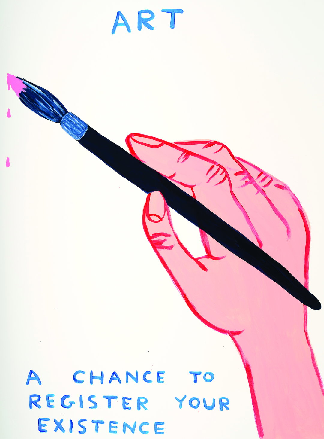 A new book on art features David Shrigley’s on-the-nose illustrations and Kate Bryan’s tongue-in-cheek words