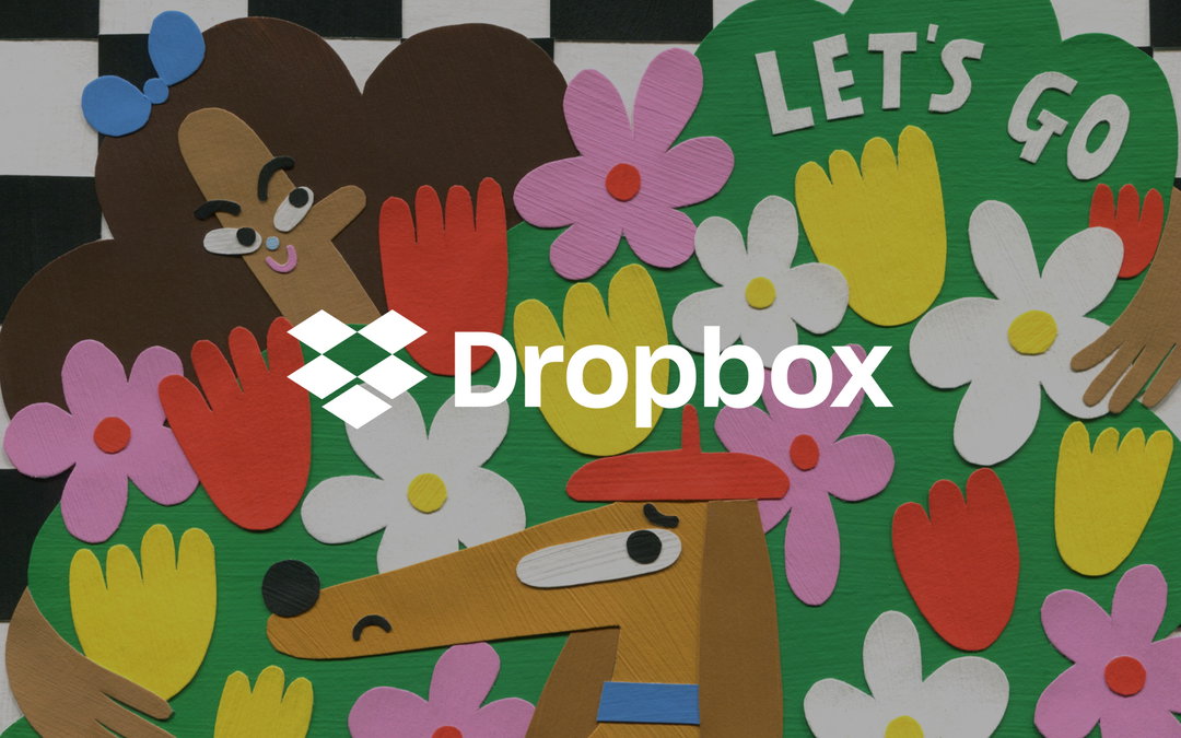 Sharing creative optimism via postcards with Dropbox