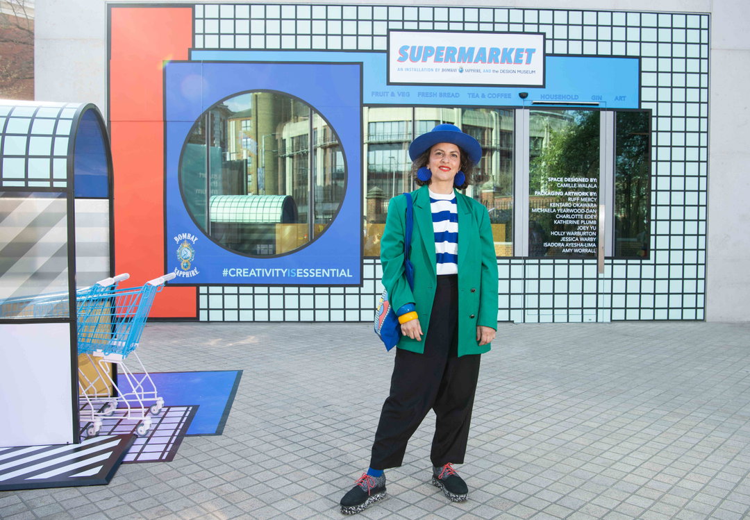 design museum supermarket bombay sapphire camille walala illustration event itsnicethat6.JPG