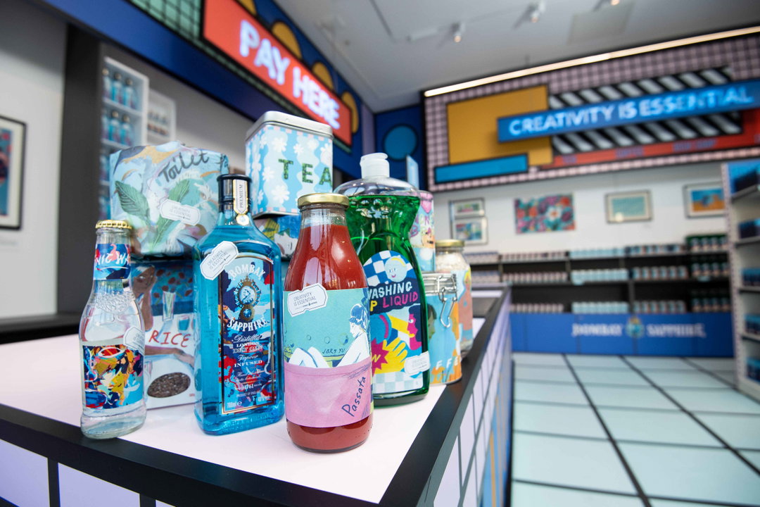 design museum supermarket bombay sapphire camille walala illustration event itsnicethat8.JPG