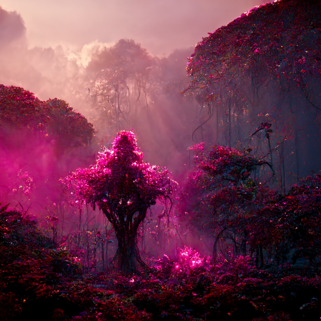 dnmardesich_a_beautiful_lush_magenta_forest_and_warm_sun_with_a_640e58a4-c898-4a2f-a5a9-524fb90a89e0.png