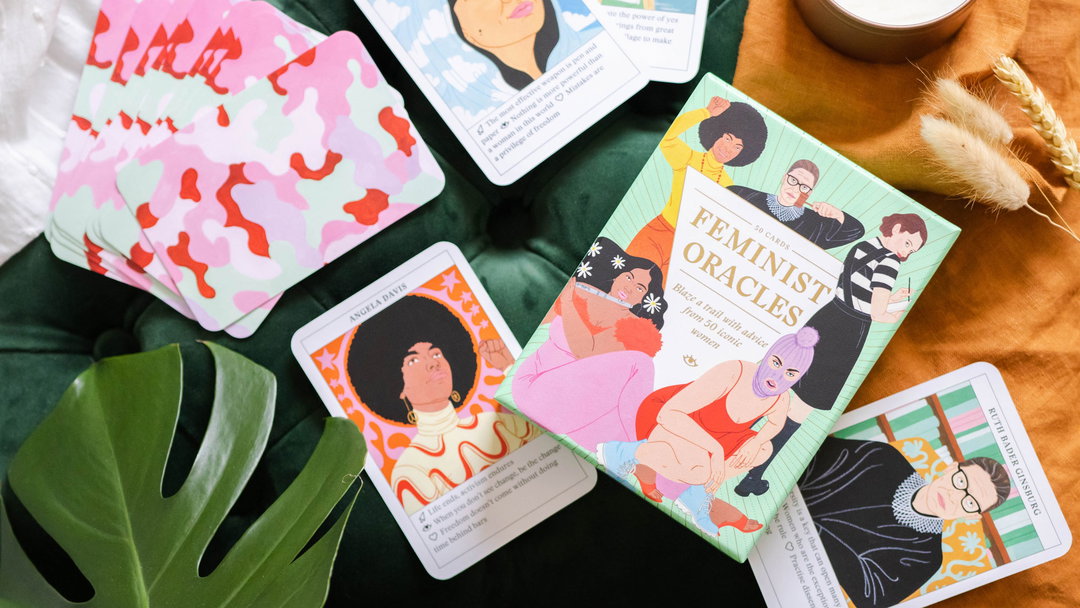 Laura Callaghan illustrates RBG, Angela Davis, Malala and more for Feminist Oracles