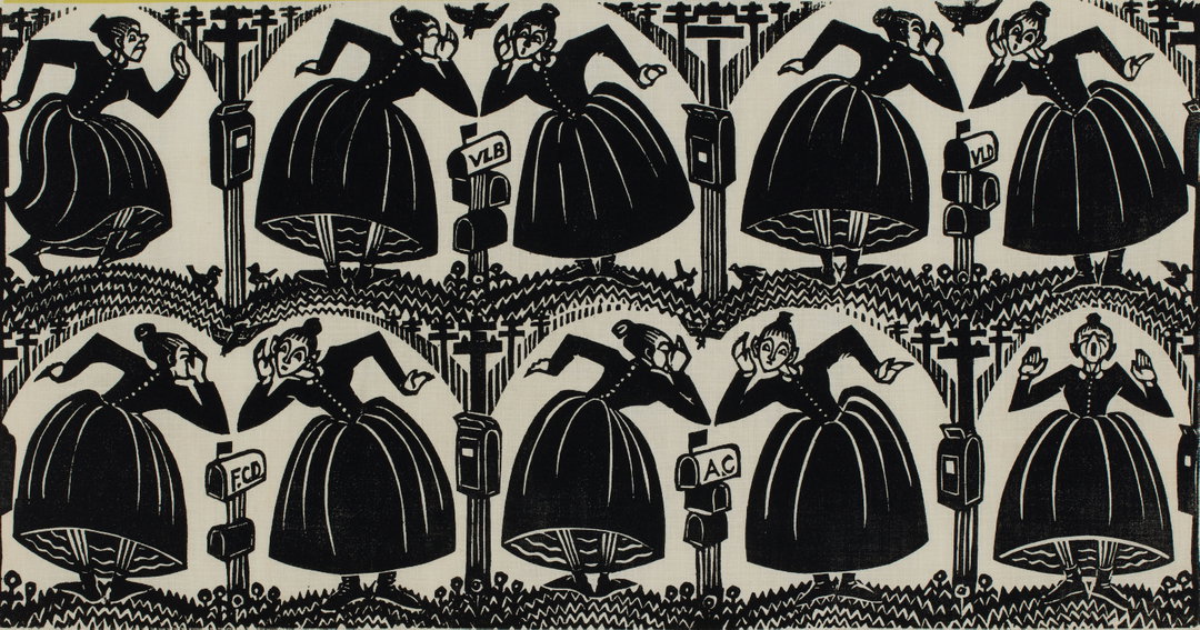 folly cove illustration itsnicethat_Virginia-Lee-Burton-Demetrios,-Gossips.-Photograph-by-Gary-Lowell_Courtesy-of-Alex-and-Angela-Subach.jpg