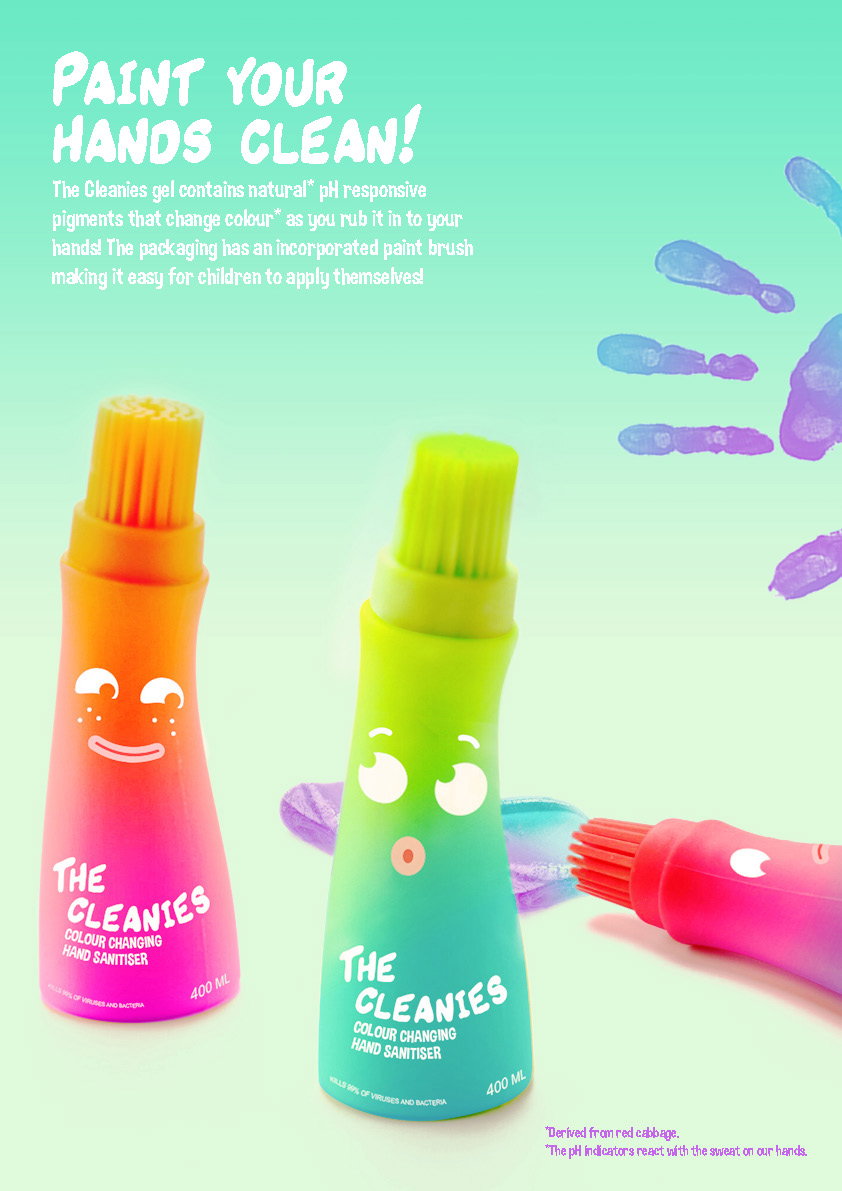 fountain of hygiene bompas and parr hand sanitiser design competition product design itsnicethat_Kate Strudwick, Amos Oyedeji, Alexander Facey & Nicole Stjernswärd_paint your hands clean.jpg