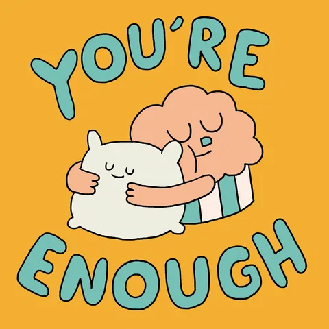 giphy animation itsnicethat_you're enough.gif