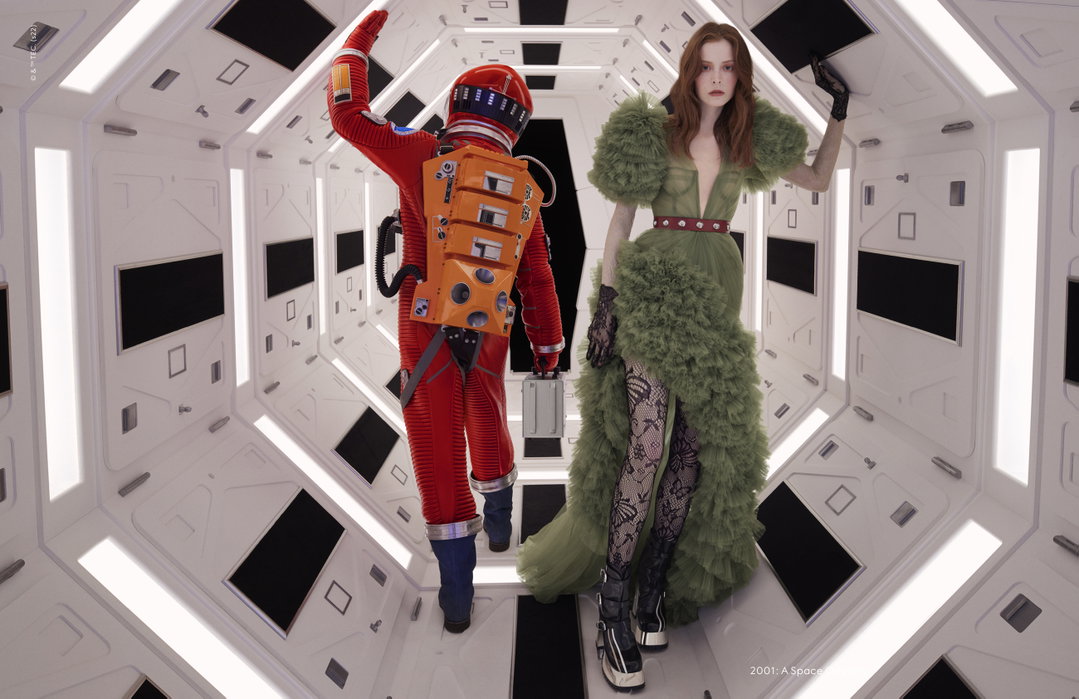 Gucci’s newest campaign traverses Stanley Kubrick’s most enduring scenes