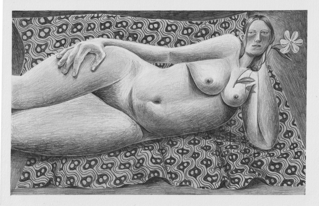 hannah-motzel-brown-art-itsnicethat-HannahMotzelBrown_ThinkinOnABlanket_2024.jpg