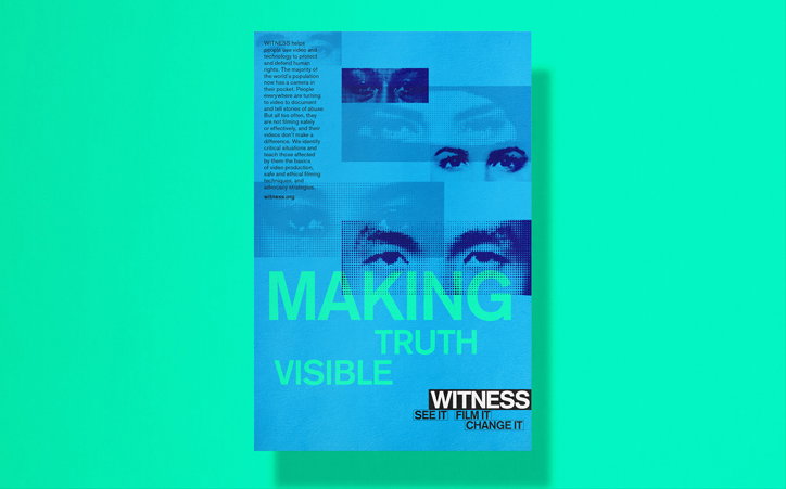 Pentagram rebrands human rights organisation Witness to highlight people power