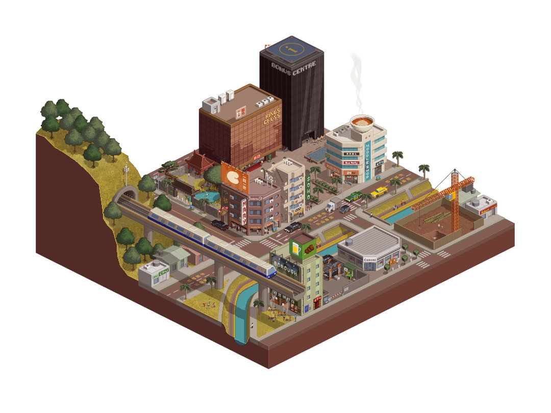 In the 8-bit Baoverse app, it’s okay to play with your food