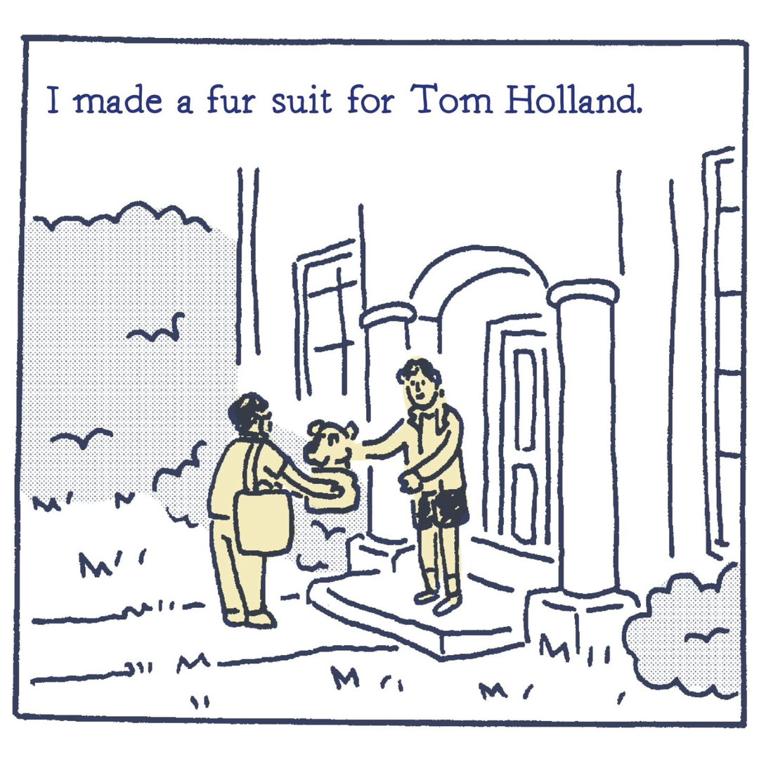 Luke Healy turns harmless fibs about celebrity interactions into hilarious comics