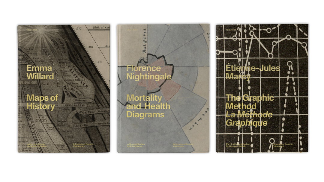 information graphic visionaries publication itsnicethat ThreeCoversRenderNoJacket-IGV-White.jpeg
