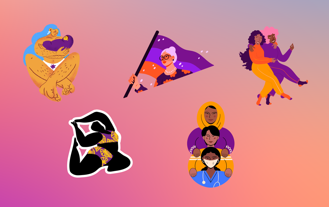 instagram international womxns day stickers illustration itsnicethat.png
