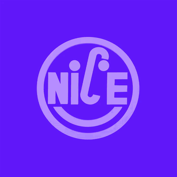 nice face logo spinning itsnicethat.gif